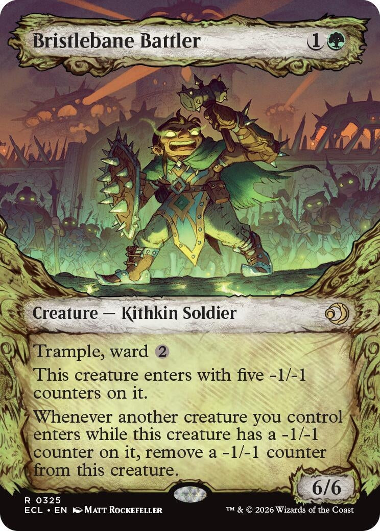 Image for Bristlebane Battler (Showcase) (325) (ECL) - Magic: The Gathering