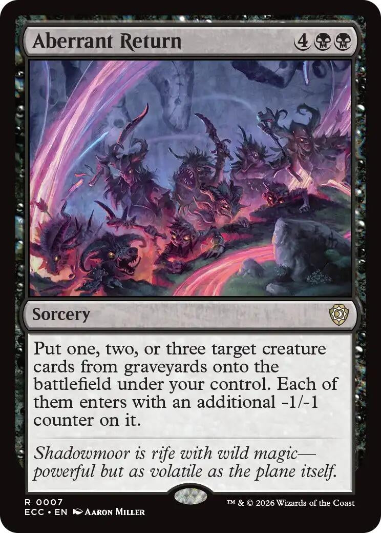 Image for Aberrant Return (7) (ECC) - Magic: The Gathering