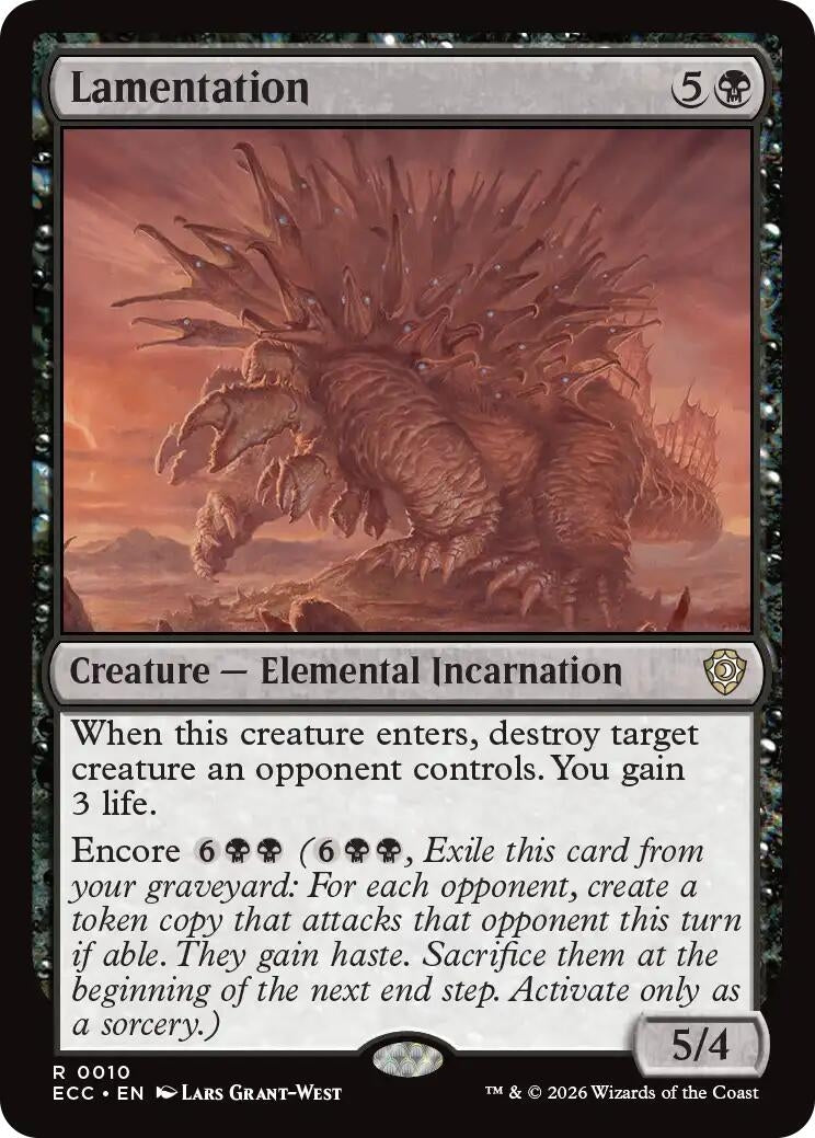 Image for Lamentation (10) (ECC) - Magic: The Gathering