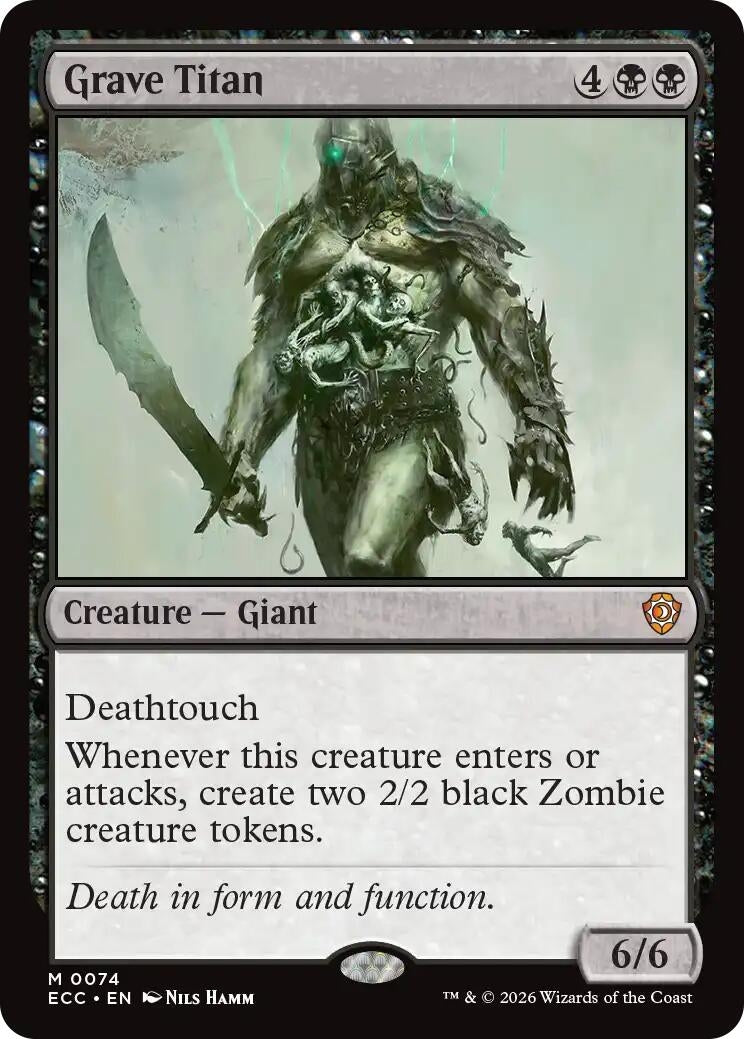 Image for Grave Titan (74) (ECC) - Magic: The Gathering