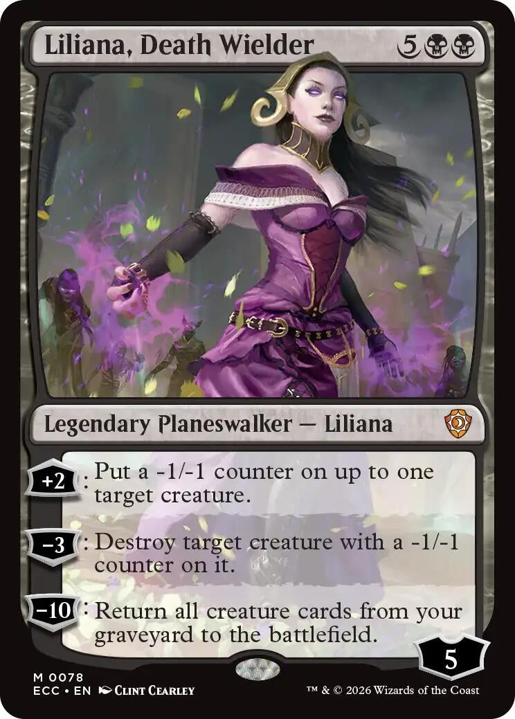 Image for Liliana, Death Wielder (78) (ECC) - Magic: The Gathering