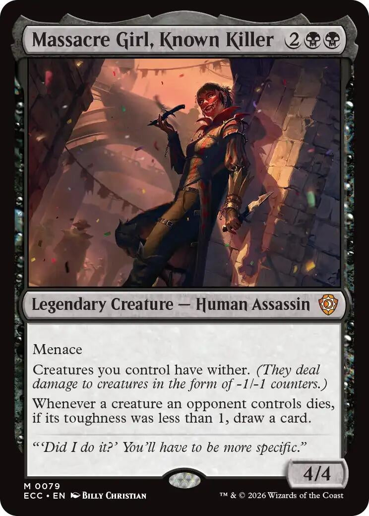 Image for Massacre Girl, Known Killer (79) (ECC) - Magic: The Gathering