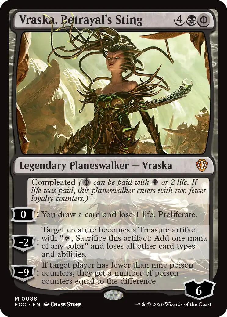 Image for Vraska, Betrayal's Sting (88) (ECC) - Magic: The Gathering