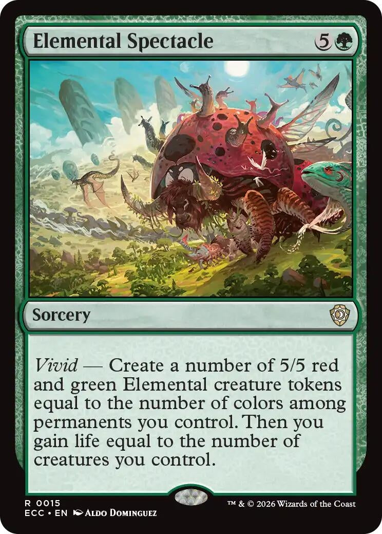 Image for Elemental Spectacle (15) (ECC) - Magic: The Gathering