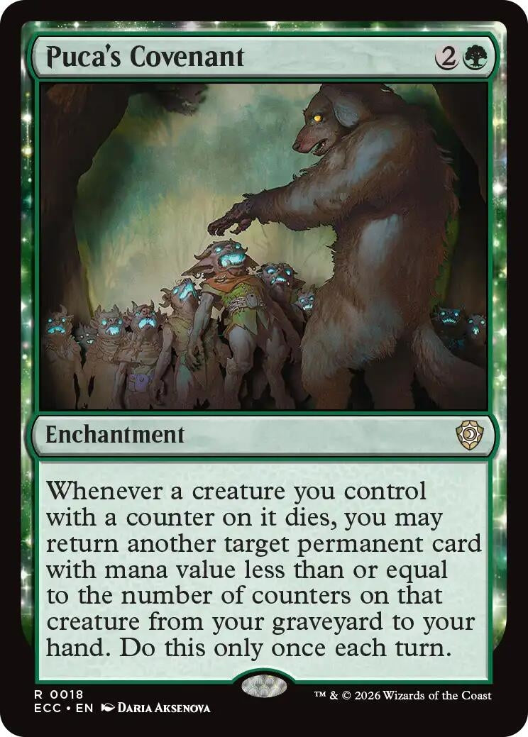 Image for Puca's Covenant (18) (ECC) - Magic: The Gathering
