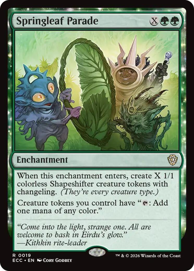 Image for Springleaf Parade (19) (ECC) - Magic: The Gathering