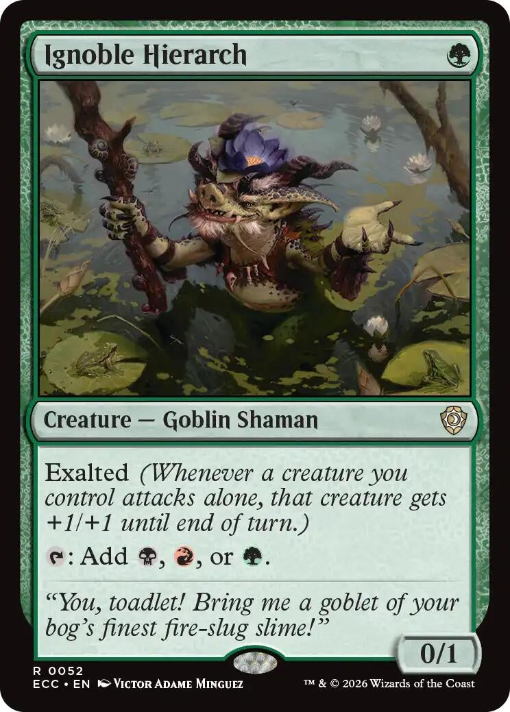 Image for Ignoble Hierarch (52) (ECC) - Magic: The Gathering