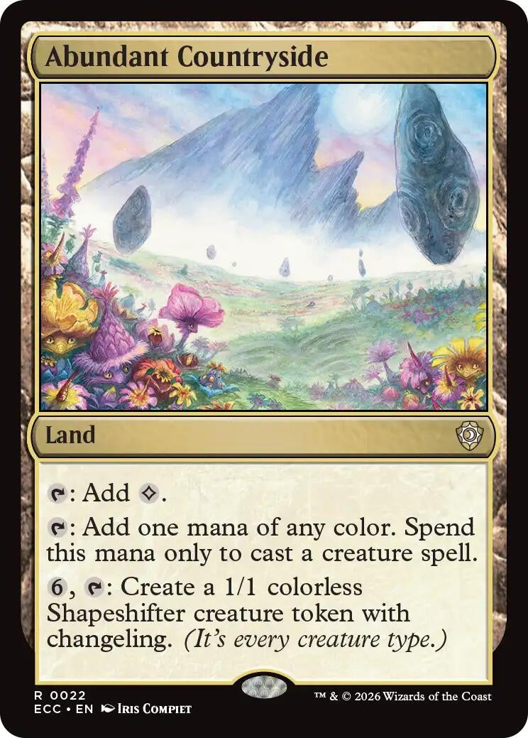 Image for Abundant Countryside (22) (ECC) - Magic: The Gathering