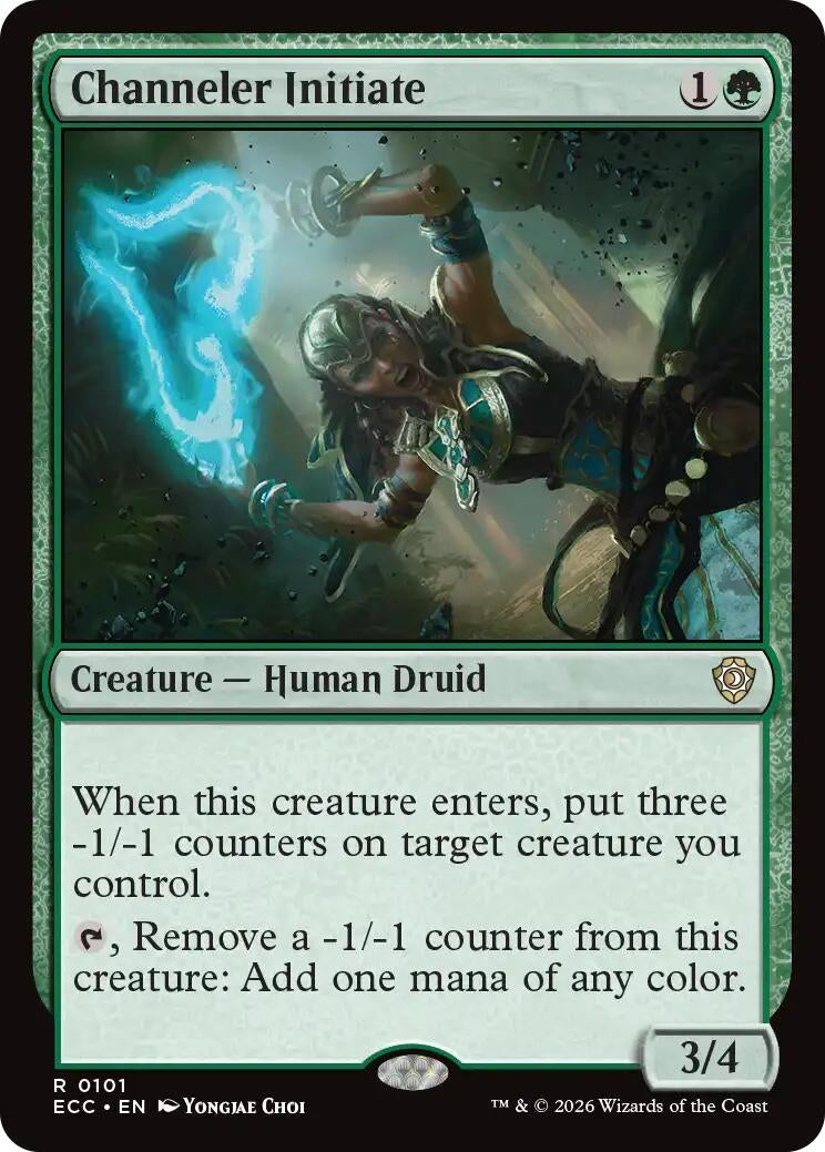 Image for Channeler Initiate (101) (ECC) - Magic: The Gathering