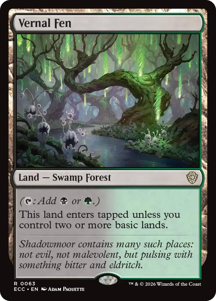 Image for Vernal Fen (63) (ECC) - Magic: The Gathering
