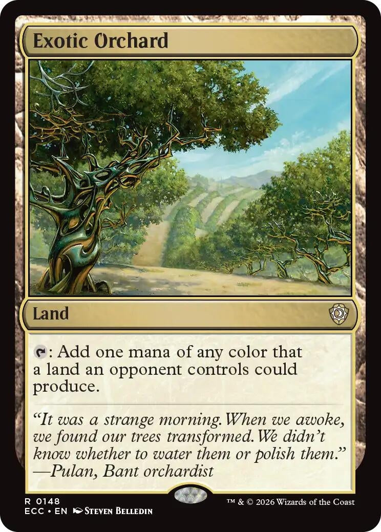 Image for Exotic Orchard (148) (ECC) - Magic: The Gathering
