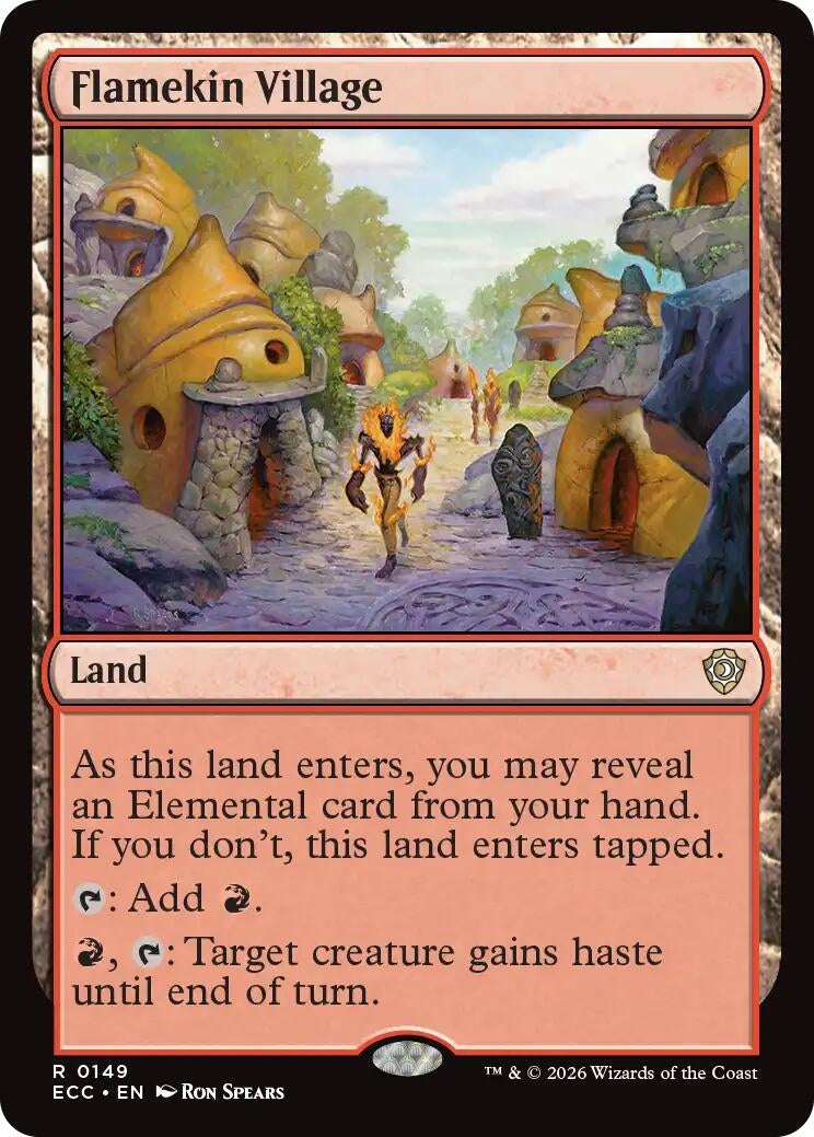 Image for Flamekin Village (149) (ECC) - Magic: The Gathering