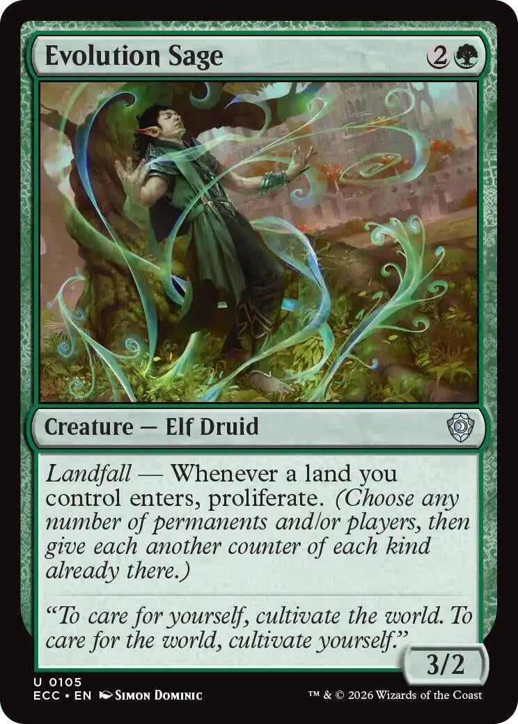 Image for Evolution Sage (105) (ECC) - Magic: The Gathering