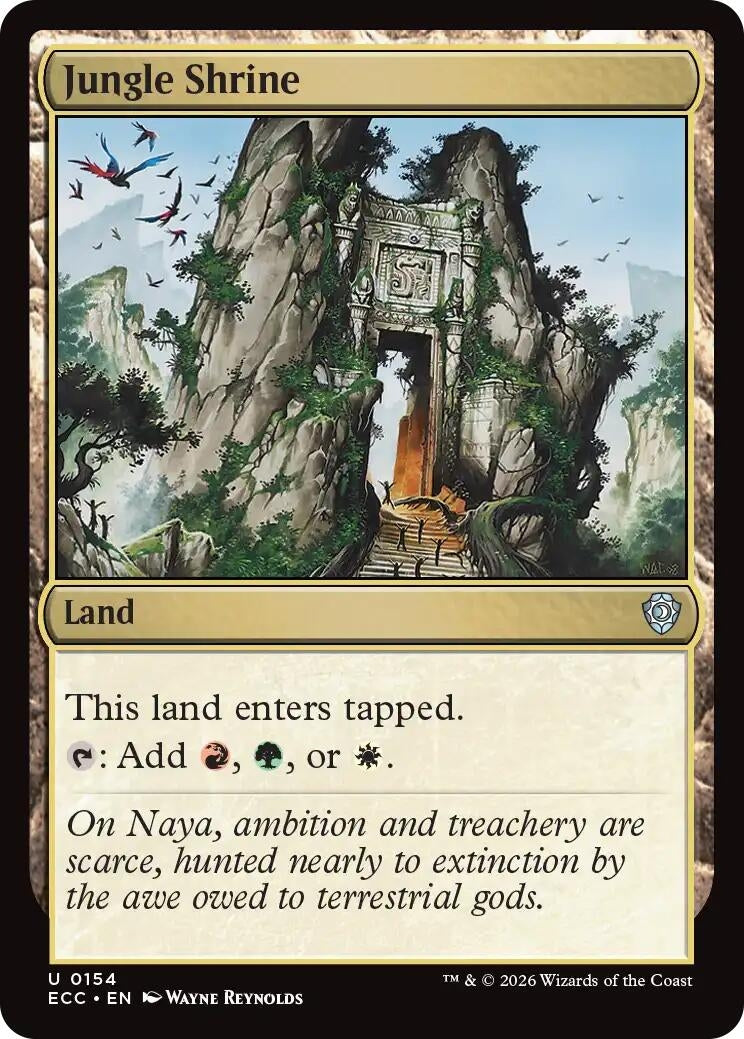 Image for Jungle Shrine (154) (ECC) - Magic: The Gathering