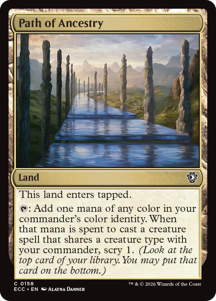 Image for Path of Ancestry (158) (ECC) - Magic: The Gathering