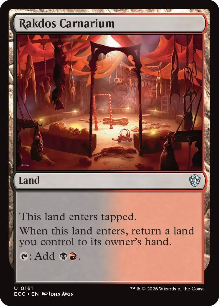 Image for Rakdos Carnarium (161) (ECC) - Magic: The Gathering