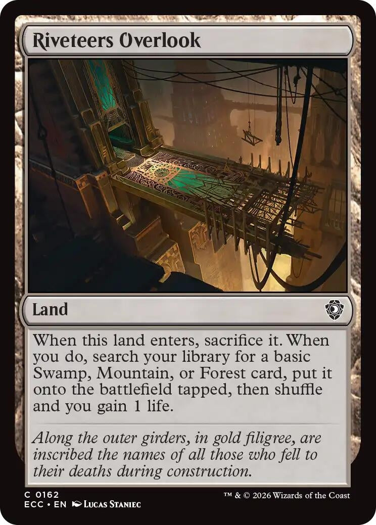 Image for Riveteers Overlook (162) (ECC) - Magic: The Gathering