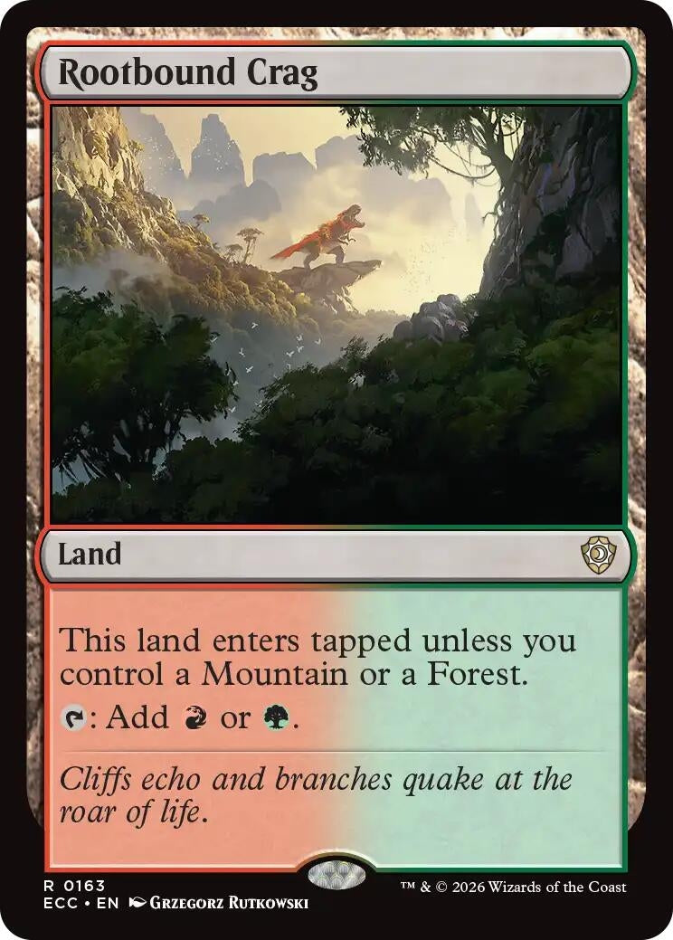 Image for Rootbound Crag (163) (ECC) - Magic: The Gathering