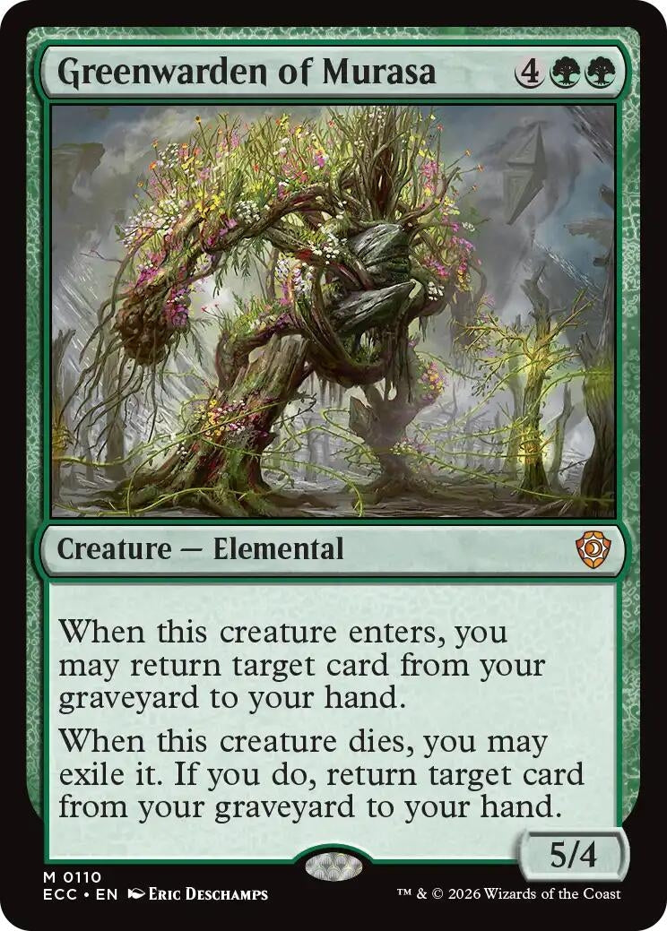 Image for Greenwarden of Murasa (110) (ECC) - Magic: The Gathering