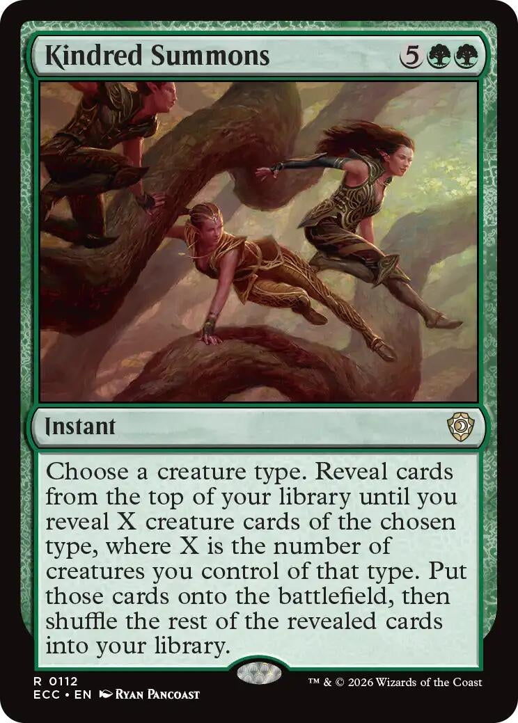 Image for Kindred Summons (112) (ECC) - Magic: The Gathering