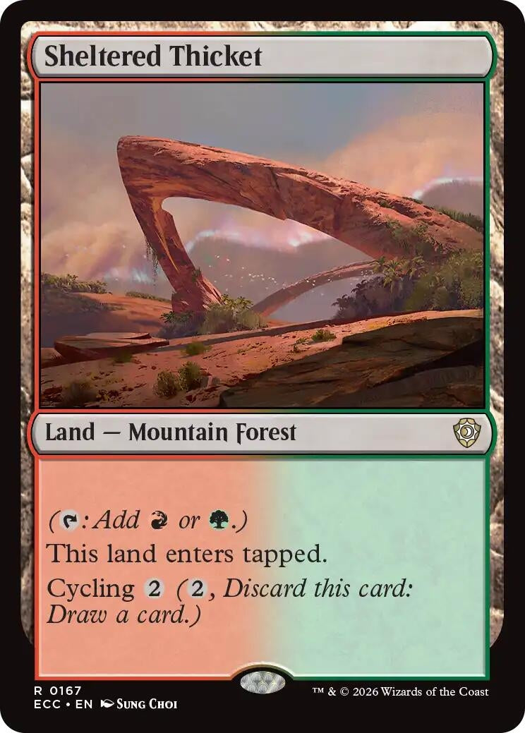 Image for Sheltered Thicket (167) (ECC) - Magic: The Gathering