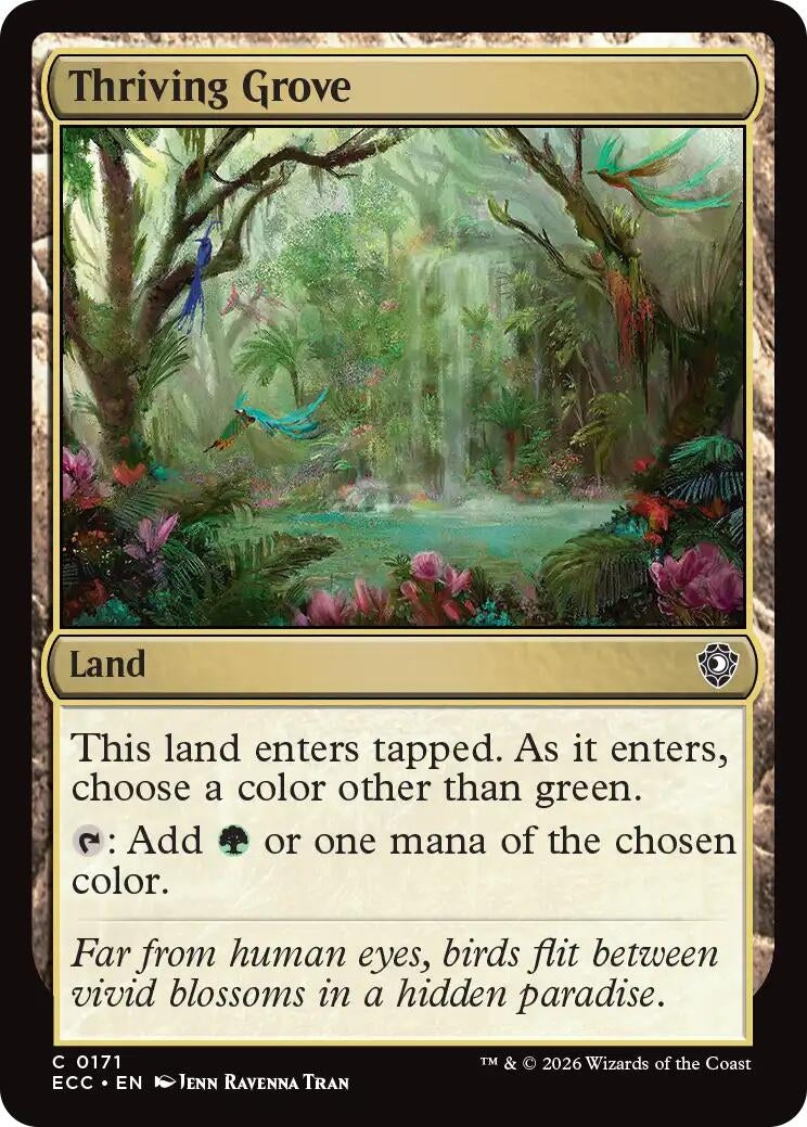 Image for Thriving Grove (171) (ECC) - Magic: The Gathering
