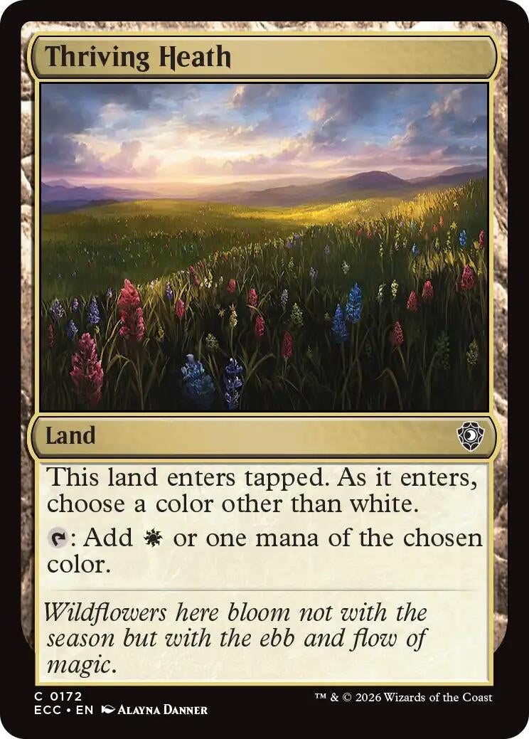 Image for Thriving Heath (172) (ECC) - Magic: The Gathering