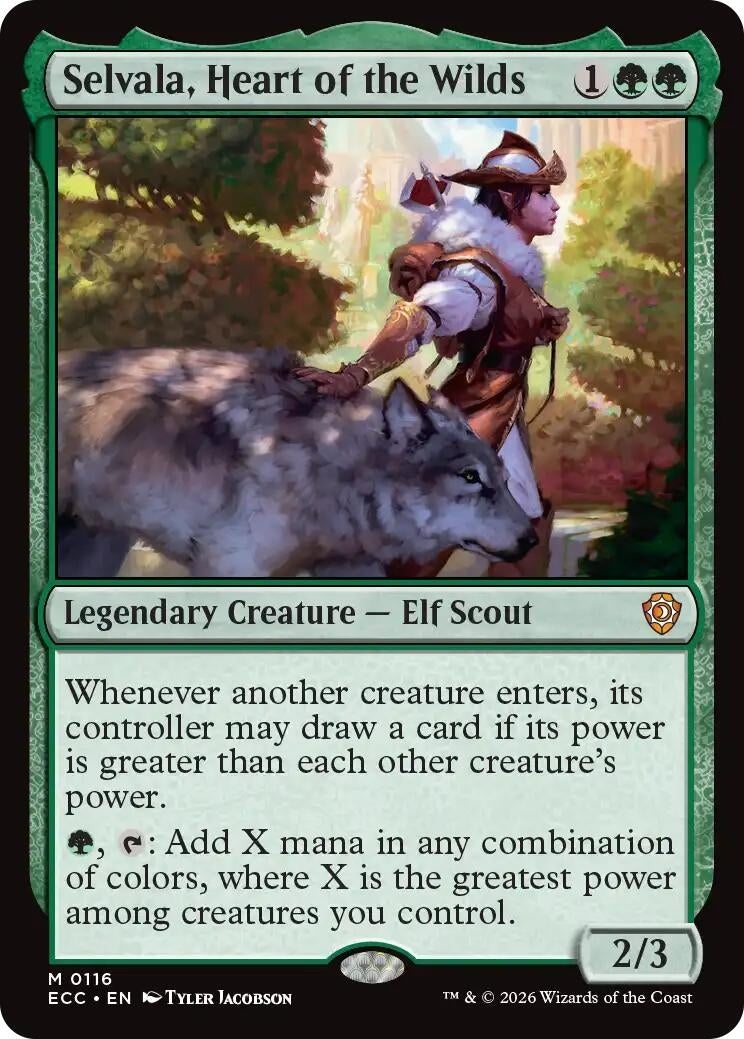 Image for Selvala, Heart of the Wilds (116) (ECC) - Magic: The Gathering