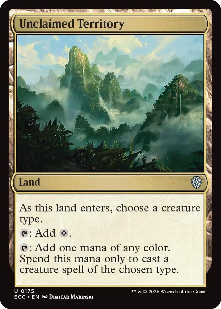Image for Unclaimed Territory (175) (ECC) - Magic: The Gathering