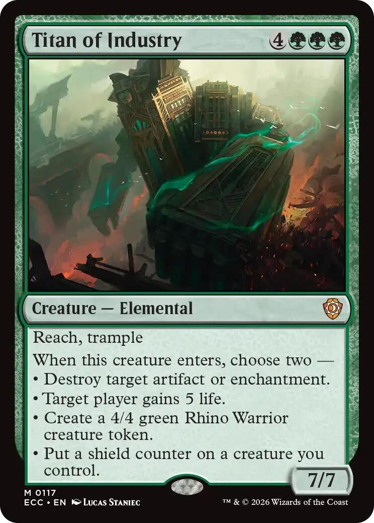 Image for Titan of Industry (117) (ECC) - Magic: The Gathering