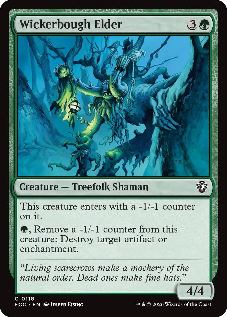 Image for Wickerbough Elder (118) (ECC) - Magic: The Gathering