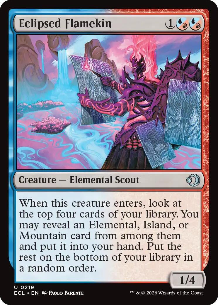 Image for Eclipsed Flamekin (219) (ECL) - Magic: The Gathering