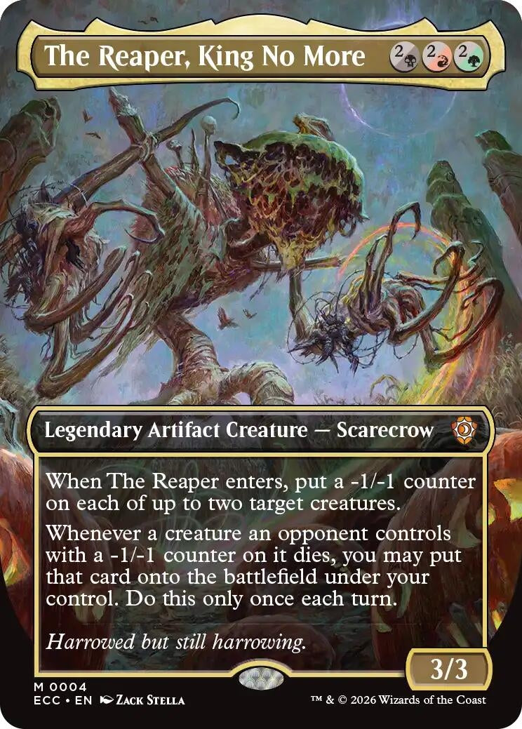 Image for The Reaper, King No More (Borderless) (4) (ECC) - Magic: The Gathering