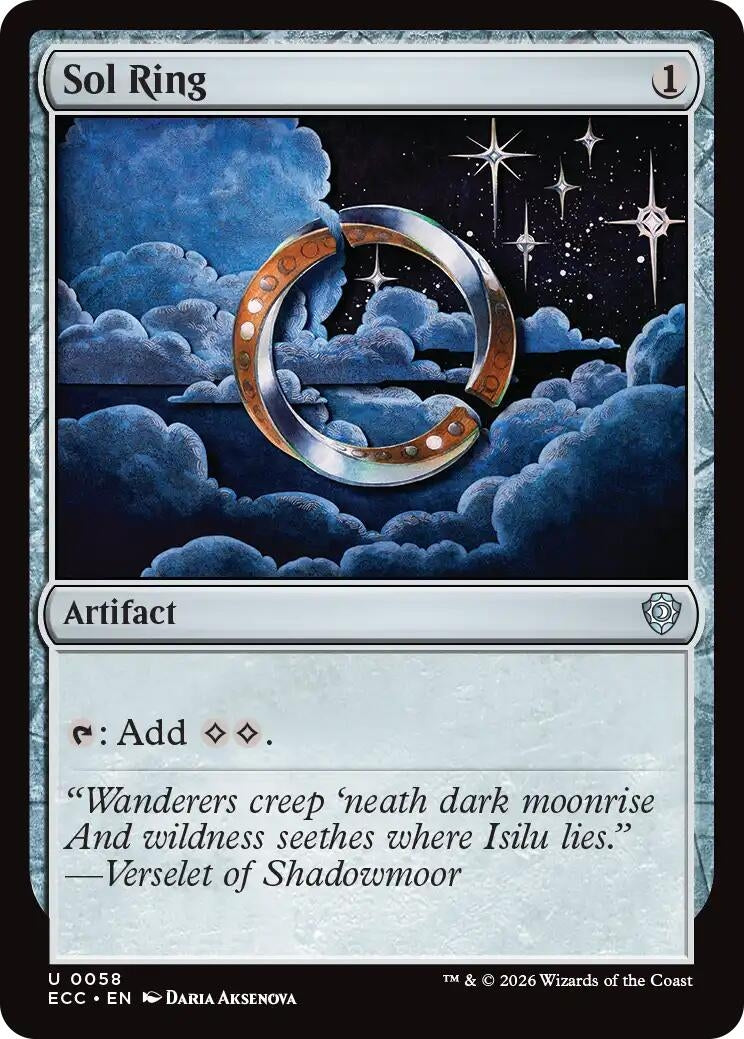 Image for Sol Ring (0058) (58) (ECC) - Magic: The Gathering