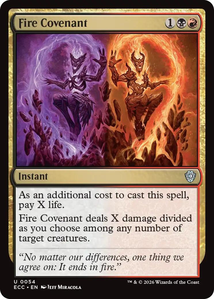 Image for Fire Covenant (54) (ECC) - Magic: The Gathering
