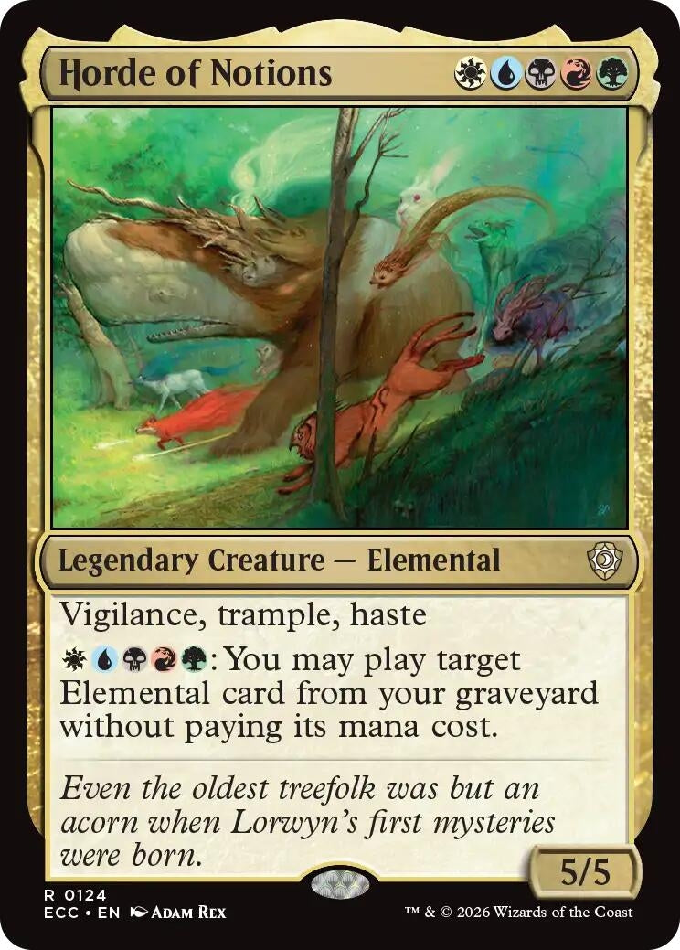 Image for Horde of Notions (124) (ECC) - Magic: The Gathering
