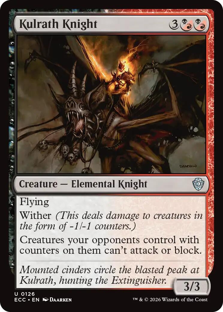Image for Kulrath Knight (126) (ECC) - Magic: The Gathering