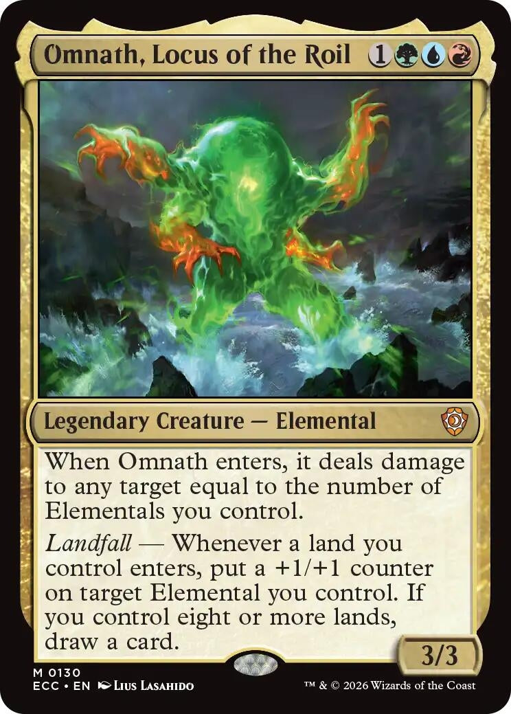 Image for Omnath, Locus of the Roil (130) (ECC) - Magic: The Gathering
