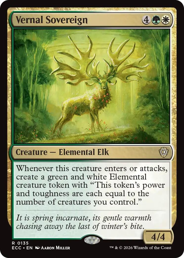 Image for Vernal Sovereign (135) (ECC) - Magic: The Gathering