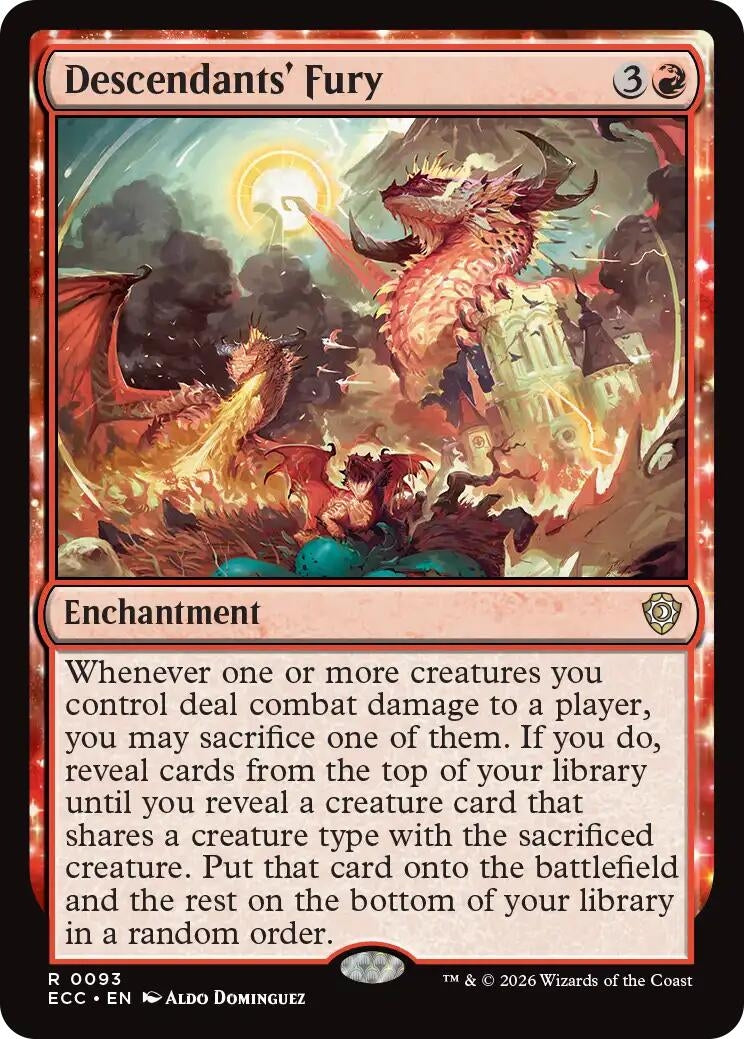 Image for Descendants' Fury (93) (ECC) - Magic: The Gathering
