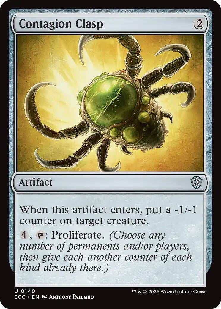 Image for Contagion Clasp (140) (ECC) - Magic: The Gathering