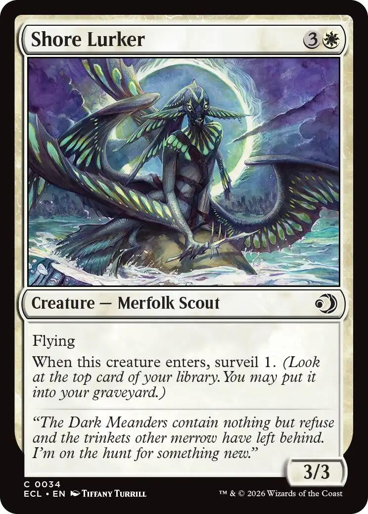 Image for Shore Lurker (34) (ECL) - Magic: The Gathering