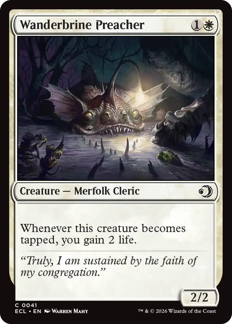 Image for Wanderbrine Preacher (41) (ECL) - Magic: The Gathering