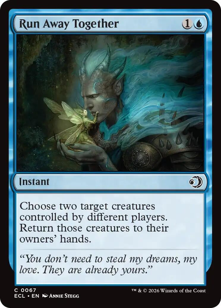 Image for Run Away Together (67) (ECL) - Magic: The Gathering