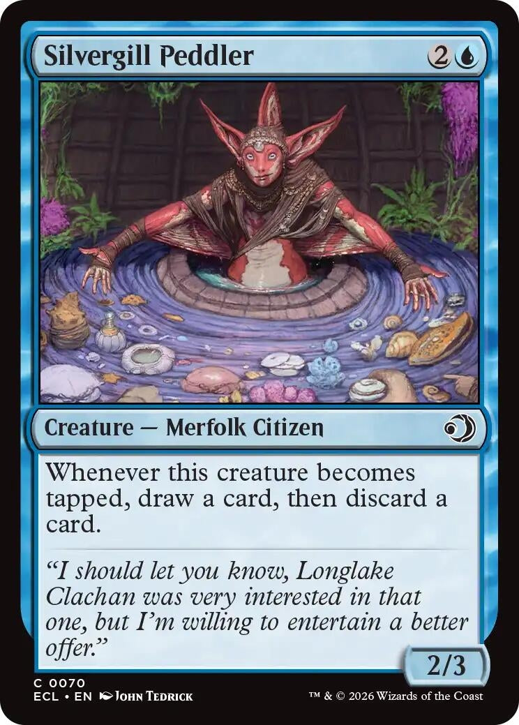 Image for Silvergill Peddler (70) (ECL) - Magic: The Gathering
