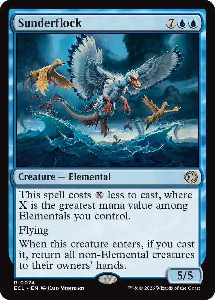 Image for Sunderflock (74) (ECL) - Magic: The Gathering