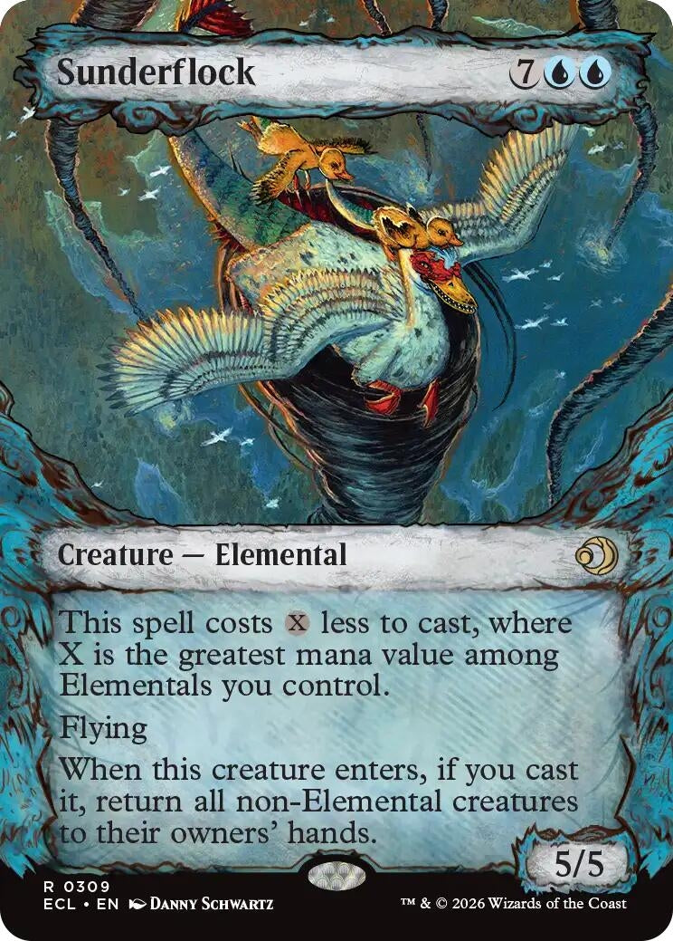 Image for Sunderflock (Showcase) (309) (ECL) - Magic: The Gathering