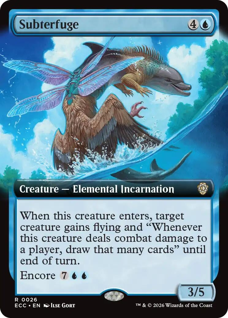Image for Subterfuge (Extended Art) (26) (ECC) - Magic: The Gathering
