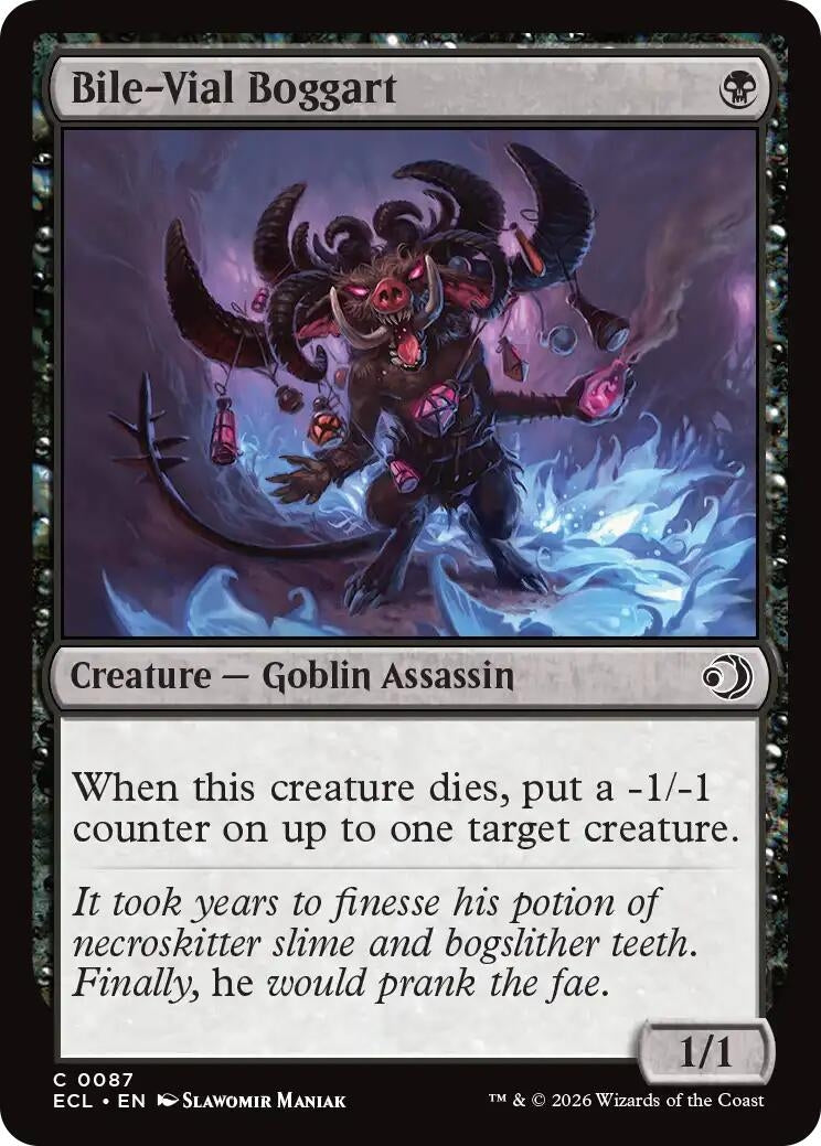 Image for Bile-Vial Boggart (87) (ECL) - Magic: The Gathering
