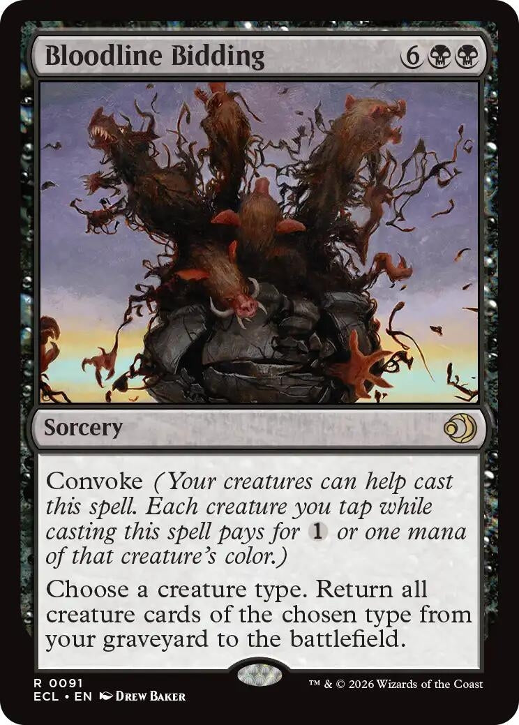 Image for Bloodline Bidding (91) (ECL) - Magic: The Gathering